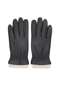 Wittchen - Męskie rękawiczki skórzane ocieplane klasyczne czarne. Kolor: czarny. Materiał: skóra. Sezon: zima. Styl: klasyczny #2
