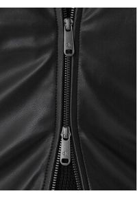 Calvin Klein Jeans Kurtka z imitacji skóry LV04RE403G Czarny Regular Fit. Kolor: czarny. Materiał: skóra #4