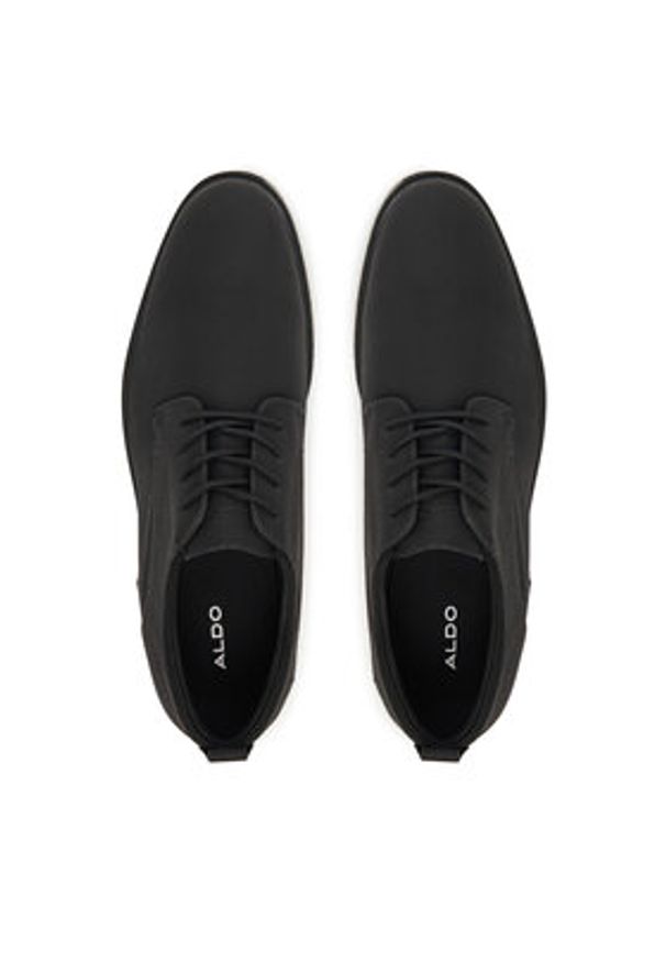 Aldo Półbuty Karson 13568506 Czarny. Kolor: czarny. Materiał: skóra
