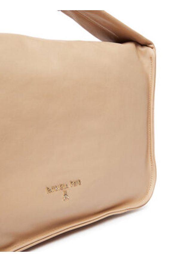 Patrizia Pepe Torebka 8B0314/L177-R874 Beżowy. Kolor: beżowy. Materiał: skórzane