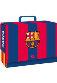 Teczka z rączką XL 9cm twarda na przybory rysunki A4 FC Barcelona ASTRA #1