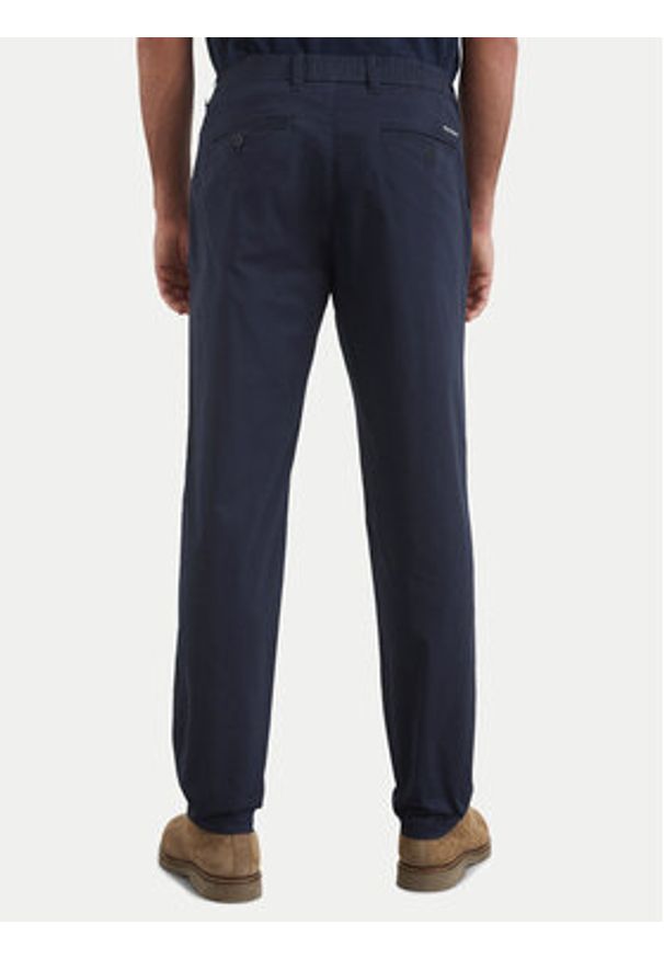 Marc O'Polo Spodnie materiałowe 522 0831 10144 Granatowy Slim Fit. Kolor: niebieski. Materiał: bawełna
