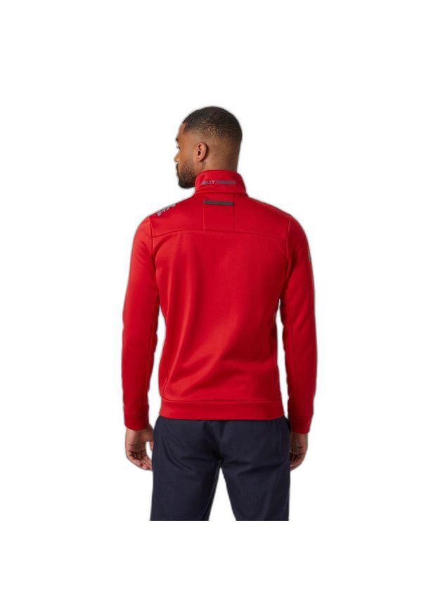 Kurtka polarowa męska Helly Hansen Crew Fleece Jacket. Kolor: czerwony. Materiał: polar