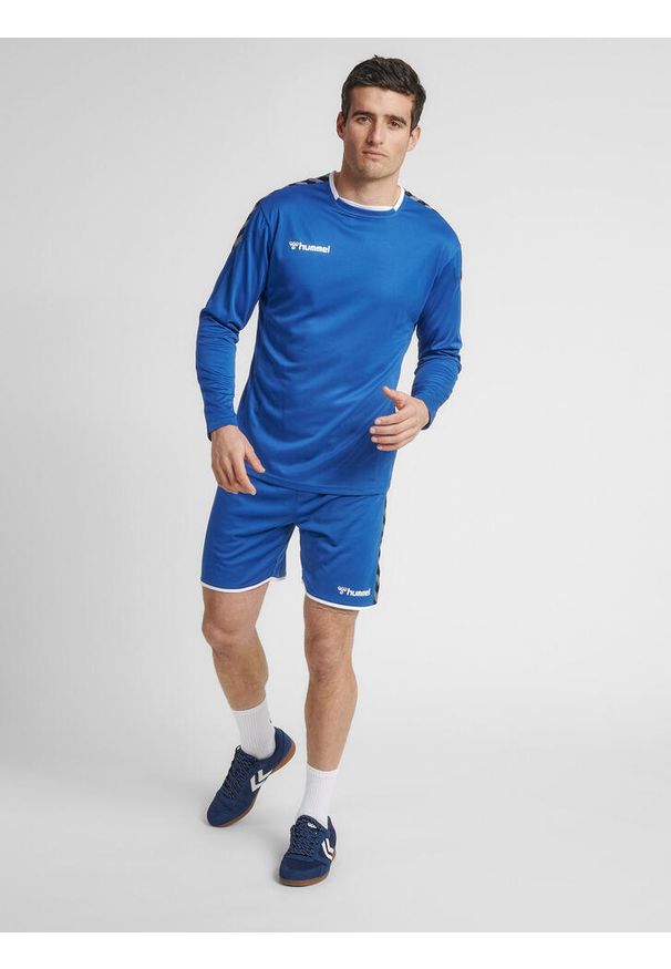 Hummel koszulka męska z długim rękawem hml Authentic Poly Jersey. Kolor: niebieski. Materiał: jersey. Długość rękawa: długi rękaw. Długość: długie
