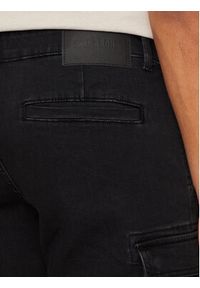 Only & Sons Szorty jeansowe Cam 22030499 Czarny Regular Fit. Kolor: czarny. Materiał: bawełna