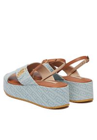 Liu Jo Sandały Flo 03 SA6141 TX523 Niebieski. Kolor: niebieski. Materiał: materiał #5