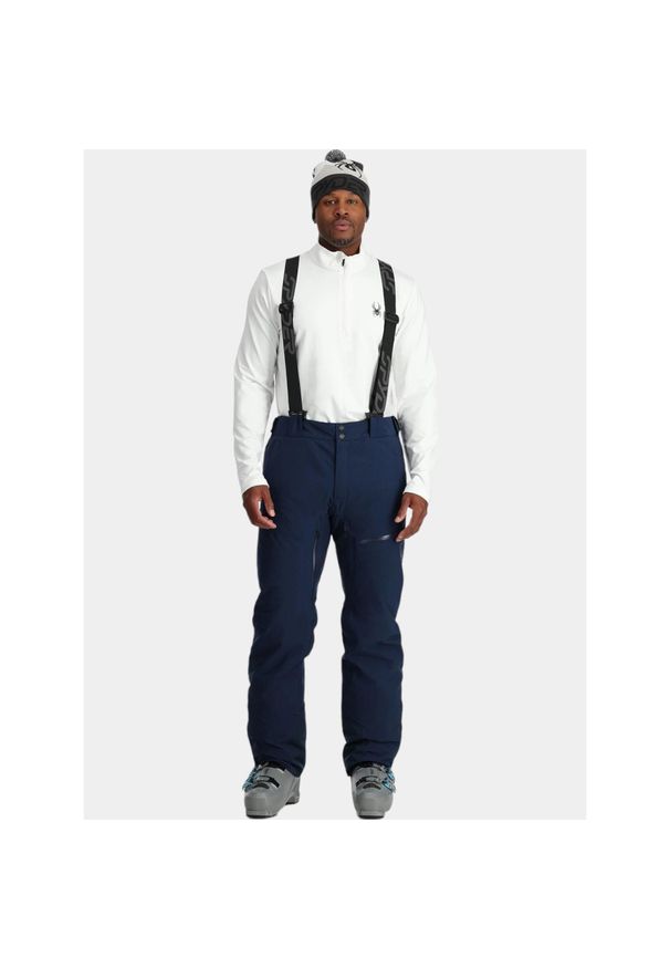 Spodnie Narciarskie Męskie Spyder Dare. Kolor: niebieski. Materiał: poliester, dresówka. Sezon: zima. Sport: narciarstwo
