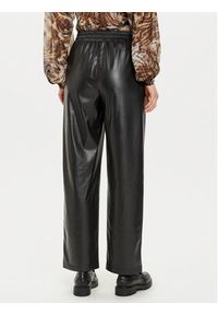 Liu Jo Spodnie skórzane WF4153 E0392 Czarny Regular Fit. Kolor: czarny. Materiał: syntetyk #3
