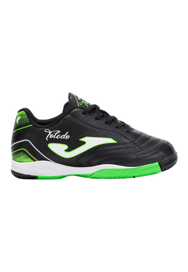 Buty piłkarskie dziecięce Joma Toledo Jr IN. Kolor: czarny. Sport: piłka nożna