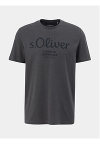 s.Oliver T-Shirt 2139909 Szary Regular Fit. Kolor: szary. Materiał: bawełna #4