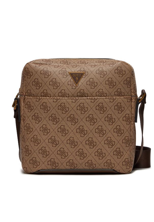 Guess Saszetka Torino HMTOLO P4258 Beżowy. Kolor: beżowy. Materiał: skóra