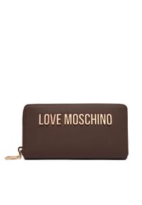 Love Moschino - LOVE MOSCHINO Portfel JC5611PP1PKD0300 Brązowy. Kolor: brązowy. Materiał: skóra #1