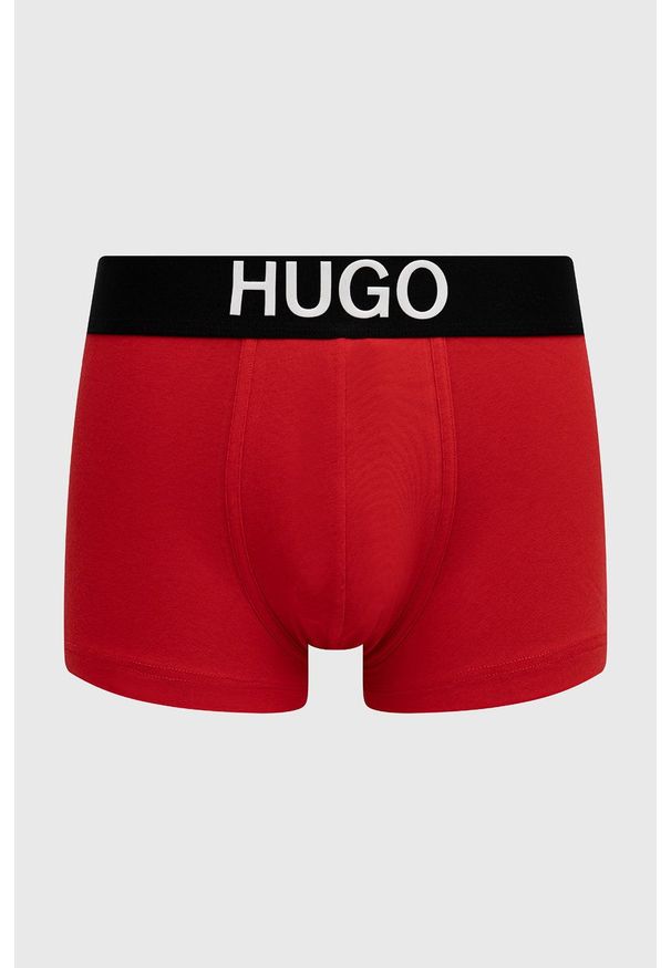 Hugo - Bokserki. Kolor: czerwony. Materiał: bawełna