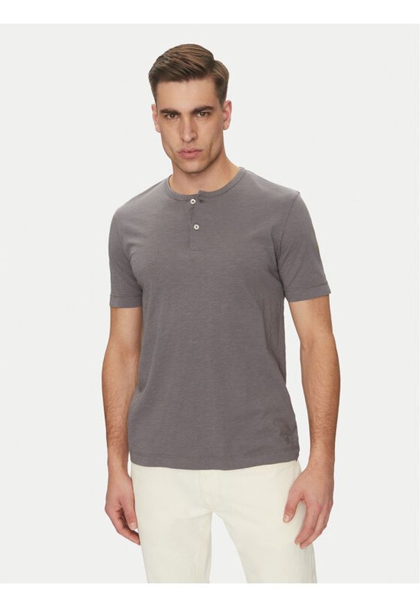 Marc O'Polo T-Shirt 523 2176 51206 Szary Regular Fit. Typ kołnierza: polo. Kolor: szary. Materiał: bawełna