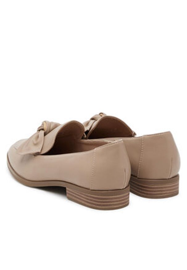 Clara Barson Loafersy WYL3674-7 Beżowy. Kolor: beżowy. Materiał: syntetyk, materiał