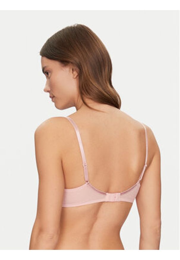 Hunkemöller Biustonosz z fiszbiną Juliette 302159 Różowy. Kolor: różowy. Materiał: syntetyk