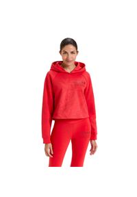 Diadora - Bluza damska DIADORA L. HOODIE CROP MANIFESTO. Kolor: czerwony