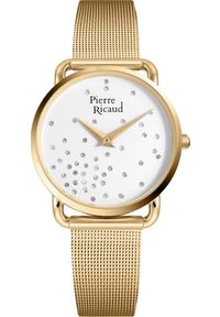 Zegarek Pierre Ricaud Zegarek damski Pierre Ricaud P21066.1143Q CYRKONIE złoty. Kolor: złoty #1