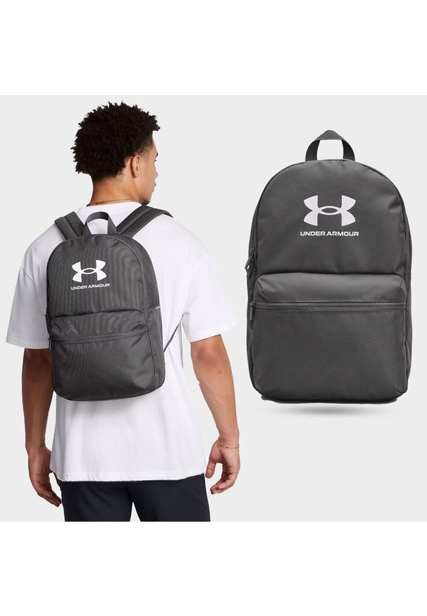 Under Armour - Plecak miejski UNDER ARMOUR Loudon Lite Backpack 20L. Kolor: szary