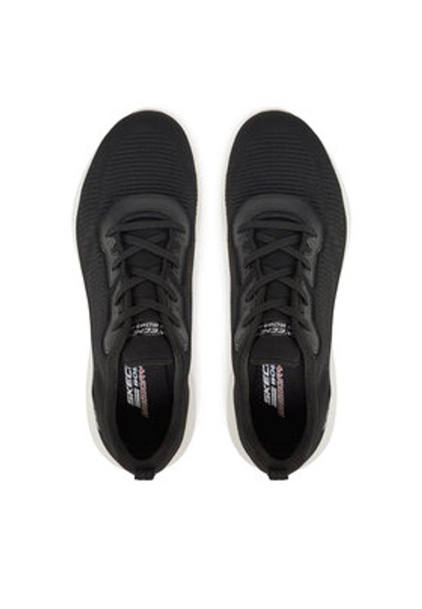 skechers - Skechers Sneakersy Bobs Squad 32504/BLK Czarny. Kolor: czarny. Materiał: materiał