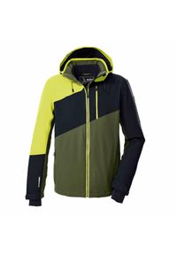 Kurtka narciarska Killtec KSW 32. Kolor: czarny, zielony, wielokolorowy. Sezon: zima. Sport: narciarstwo #1