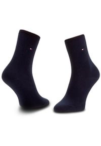 TOMMY HILFIGER - Tommy Hilfiger Skarpety długie 371221 Granatowy. Kolor: niebieski. Materiał: materiał