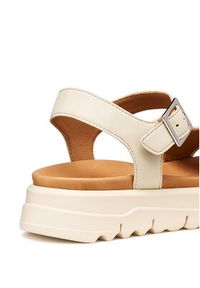 Geox Sandały D Xand 2.1S D65SZC 09B11 C1122 Écru. Materiał: skóra #5