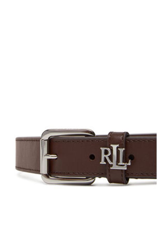 Lauren Ralph Lauren - LAUREN RALPH LAUREN Pasek Damski 412968763007 Brązowy. Kolor: brązowy. Materiał: skóra
