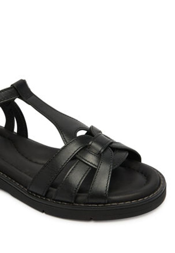 Pikolinos Sandały Roquetas W9B-0789 Czarny. Kolor: czarny. Materiał: skóra