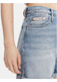Calvin Klein Jeans Szorty jeansowe J20J225152 Niebieski Mom Fit. Kolor: niebieski. Materiał: bawełna #5
