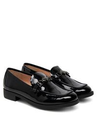 Love Moschino - LOVE MOSCHINO Loafersy JA10012G1MIH000B Czarny. Kolor: czarny. Materiał: skóra #5