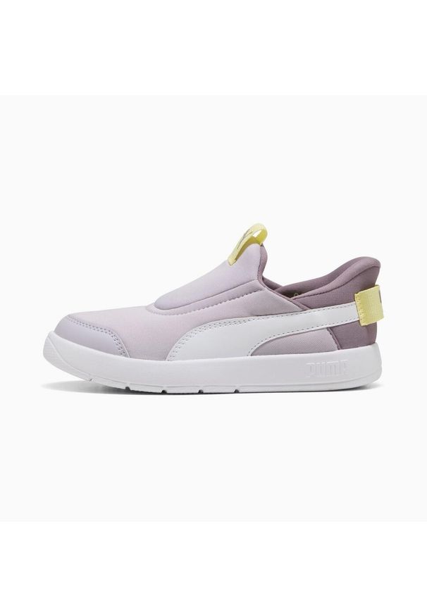 Puma Buty Courtflex V3 Sliptech Ps 39973408. Okazja: na co dzień. Kolor: fioletowy