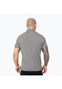 PITBULL - Koszulka polo męska Pitbull Polo Jersey Small Logo. Typ kołnierza: polo. Kolor: szary. Materiał: jersey