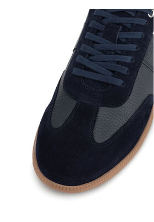 MEXX Półbuty PATRICK-01 MI24 Granatowy. Kolor: niebieski. Materiał: zamsz, skóra