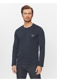 Longsleeve Emporio Armani Underwear. Kolor: niebieski. Długość rękawa: długi rękaw