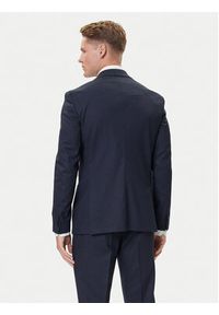 BOSS Garnitur C-Huge 50551777 Granatowy Slim Fit. Kolor: niebieski. Materiał: wełna #8