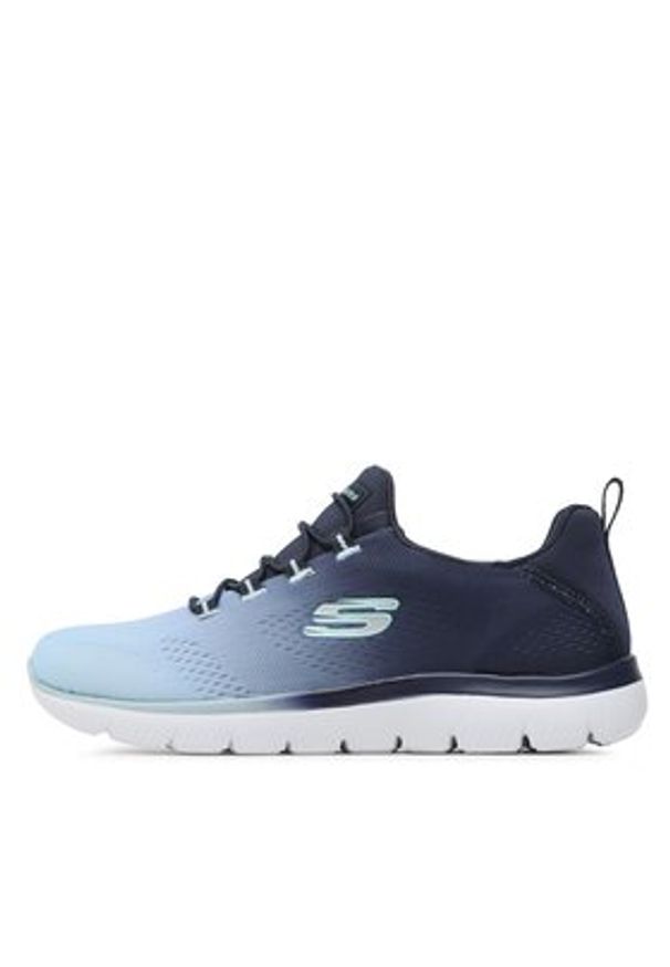 skechers - Skechers Sneakersy Bright Charmer 149536/NVY Granatowy. Kolor: niebieski. Materiał: materiał