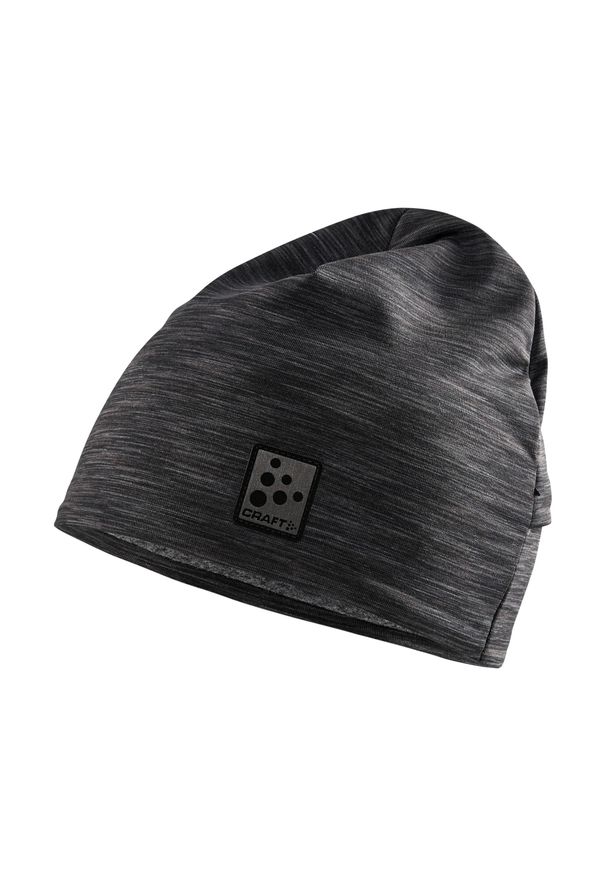 Czapka Craft microfleece ponytail. Kolor: szary. Materiał: mikrofibra. Sezon: zima. Styl: sportowy