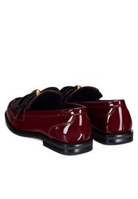 Gino Rossi Mokasyny SAVA-1797-23-2 Bordowy. Kolor: czerwony. Materiał: lakier, skóra #5