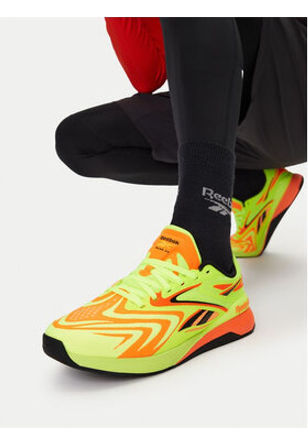 Reebok Buty na siłownię EO-NANO X5 EDGE 100249412 Żółty. Kolor: żółty. Materiał: materiał. Sport: fitness