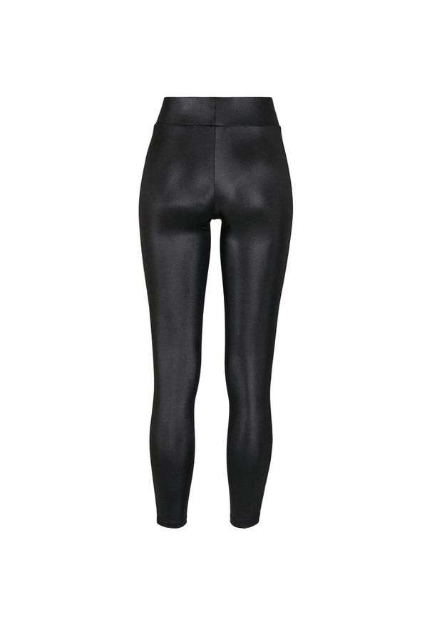 Urban Classics - Legginsy Damskie Ze Skóry Ekologicznej. Kolor: czarny. Materiał: skóra ekologiczna. Sport: turystyka piesza