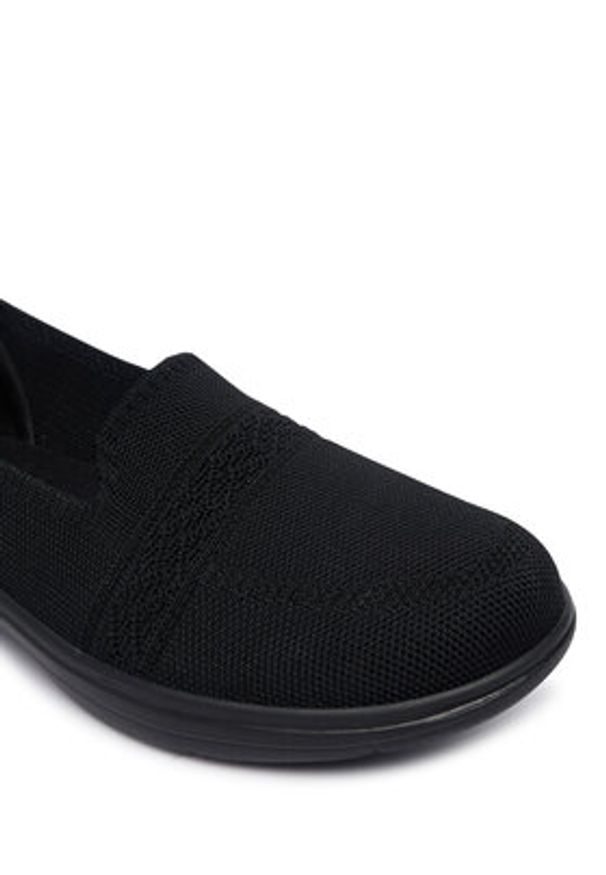 skechers - Skechers Sneakersy Slip-Ins: On-The-Go Flex Radiant - Sloane 138435/BBK Czarny. Kolor: czarny. Materiał: materiał