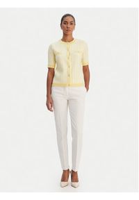 Morgan Kardigan 261-MIRES Różowy Slim Fit. Kolor: różowy. Materiał: syntetyk #3