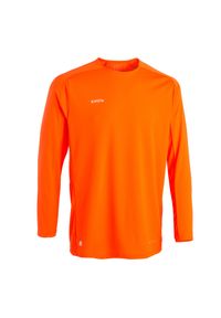 KIPSTA - Koszulka do piłki nożnej z długim rękawem Kipsta Viralto Club. Kolor: pomarańczowy. Materiał: materiał. Długość rękawa: długi rękaw. Długość: długie. Sport: piłka nożna