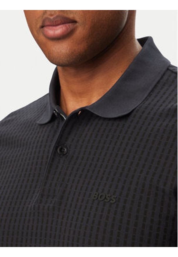 BOSS Polo Birdie 3 50559355 Granatowy Regular Fit. Typ kołnierza: polo. Kolor: niebieski. Materiał: bawełna
