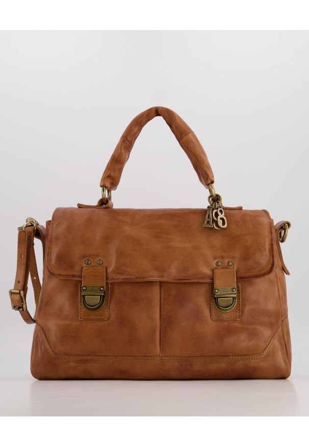 Venezia - BRĄZOWA TORBA 200673 CAME-NATU. Kolor: brązowy. Materiał: skórzane
