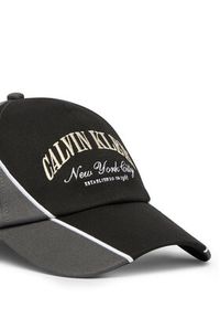 Calvin Klein Czapka z daszkiem Two Tone Seasonal Graphic Cap LV04D5088G Czarny. Kolor: czarny. Materiał: bawełna #2