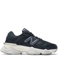 Buty unisex New Balance U9060NV – granatowe. Okazja: na co dzień. Kolor: niebieski. Materiał: skóra, guma, materiał. Szerokość cholewki: normalna #1