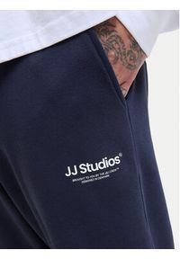 Jack & Jones Spodnie dresowe Kane Soho 12278943 Granatowy Regular Fit. Kolor: niebieski. Materiał: bawełna #4