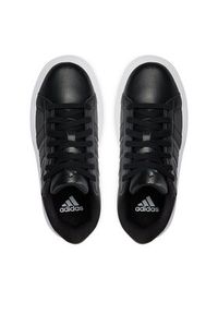 Adidas - adidas Sneakersy Grand Court Platform IE1093 Czarny. Kolor: czarny. Materiał: skóra. Obcas: na platformie #3
